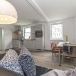 Apartment Sonnenstein – Panoramablick in die Essecke